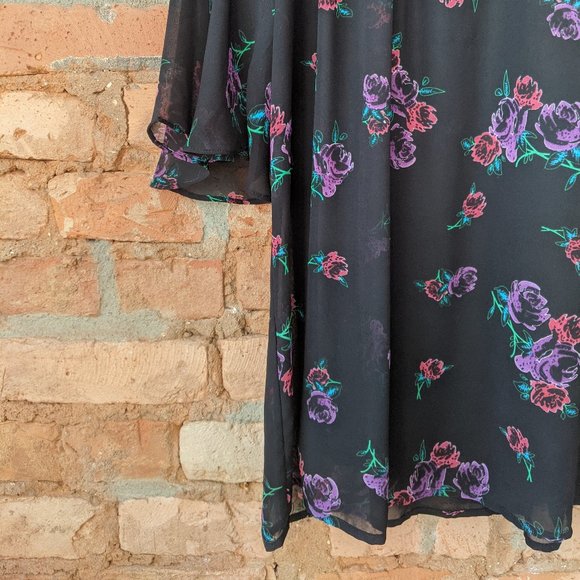 Urban Outfitters Boho Floral Mini Dress - Picture 6 of 7